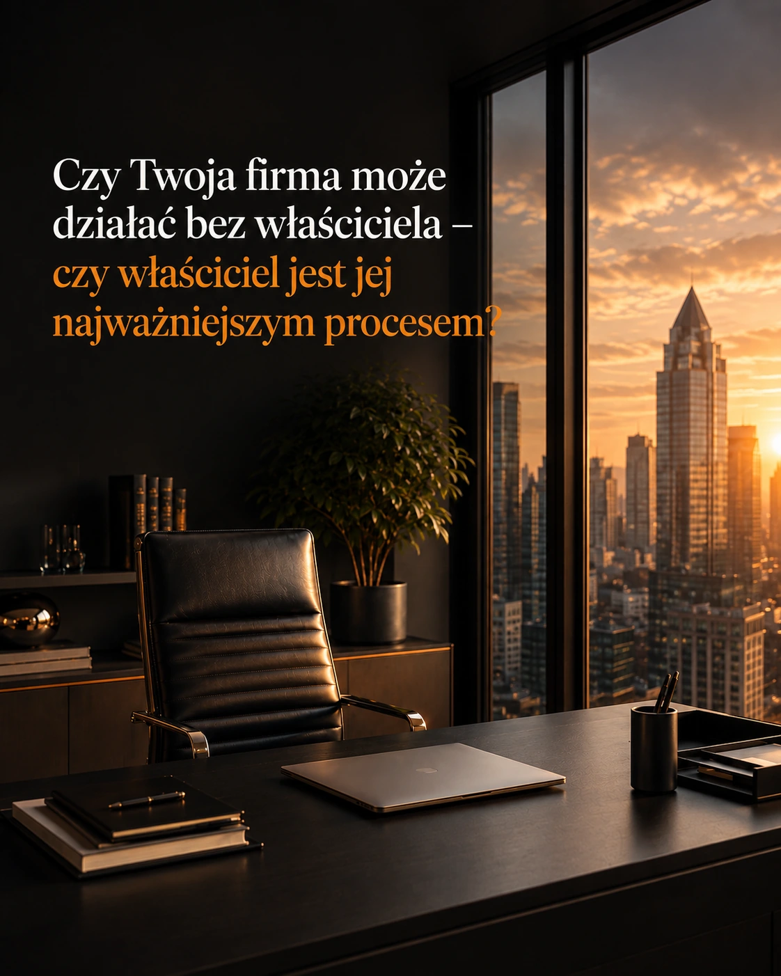 Puste stanowisko właściciela firmy — ciągłość biznesu